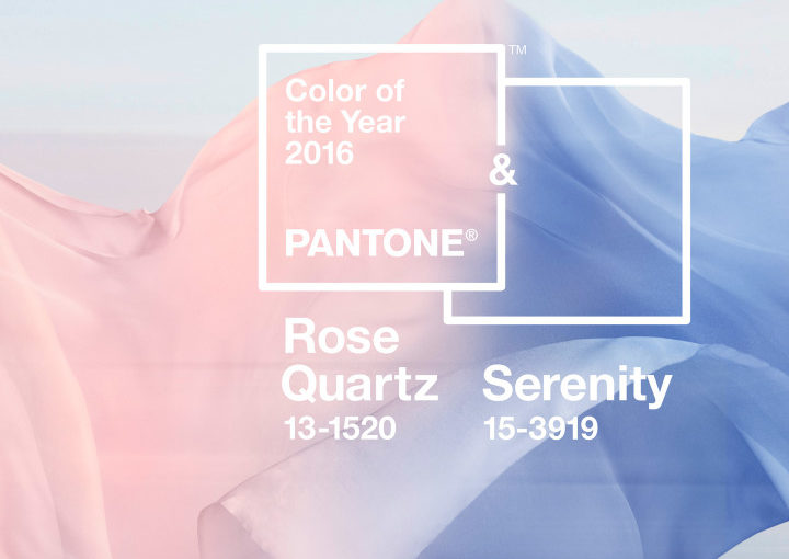 Pantone Releases the colors of 2016: <br>Rose Quartz and Serenity